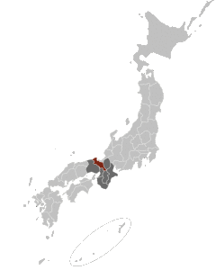 Kyoto Prefecture in the Kansai Region