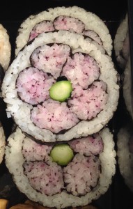 Das Auge isst mit: Blüten-Maki