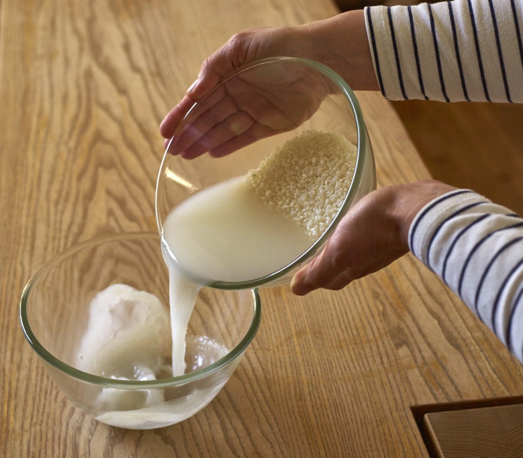 Washing Rice