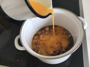 Oyakodon: Adding the Eggs